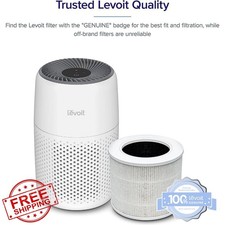 LEVOIT Core Mini-P Air Purifier Filter 2pk HEPA Carbon Sleep Mode