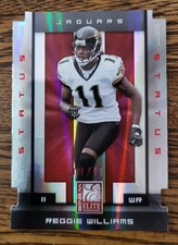 2008 Donruss Elite Status #47 Reggie Williams (01/11)!!!  Jaguars (First One)!!!