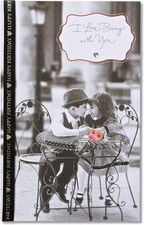 UPC 645416490627 product image for American Greetings Romantic Birthday 5.94 x 8.75 inches, Love Being With You  | upcitemdb.com