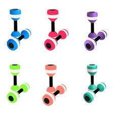 2 Pieces Water Dumbbells Sports Aquatic Exercise Dumbbells for Birthday Gift