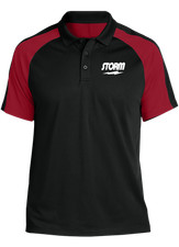 Storm Bowling Tournament Polo Black/Red