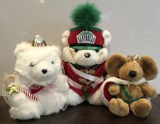Vtg 1997 Dayton Hudson Set of 3 Nutcracker SantaBear Miss Bear & Mouse King