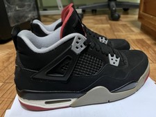 2019 Air Jordan 4 Bred Size 7Y Black Red