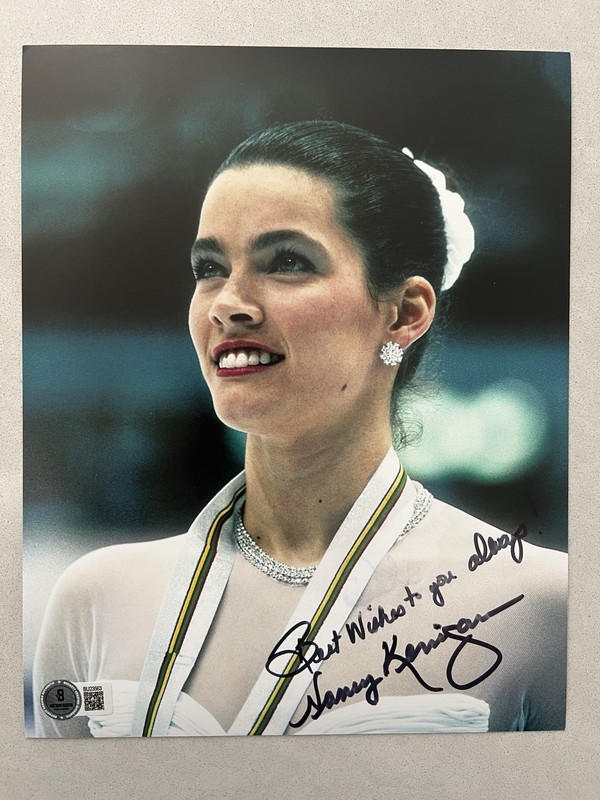 Nancy Kerrigan autographed signed 8x10 photo Beckett BAS COA USA Sexy Hot *INR