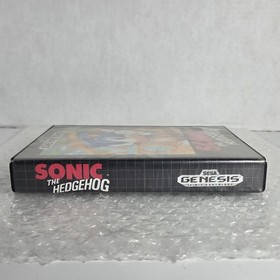 Sonic the Hedgehog 1 Sega Genesis First 1st Print Retail Version CIB Complete Te