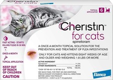 Cheristin For Cats Elanco 3 Doses Flea Treatment Prevention Topical Solution