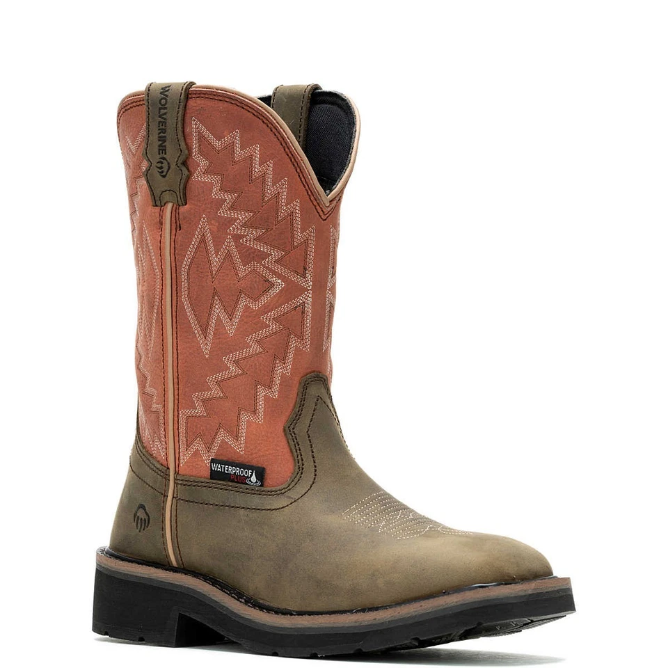 Wolverine Rancher Arrow Women’s Steel Toe Wellington Work Boots Shoes - Image 2 of 4