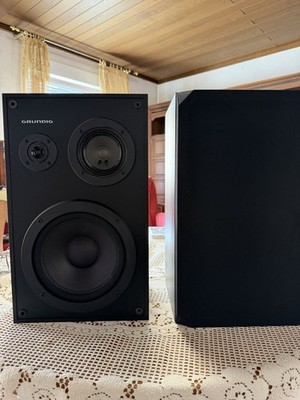 GRUNDIG Box 5500 Regallautsprecher Paar 2.0 HiFi 60W RMS 8 Ohm schwarz