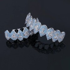 Halloween Vampire Zircon Hip Hop Teeth Decoration 8 Pointed False Teeth Style
