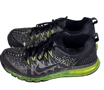 Nike Air Max 2015 Shoes Mens Size 12 Jacquard Black Grey Green Running Comfort 