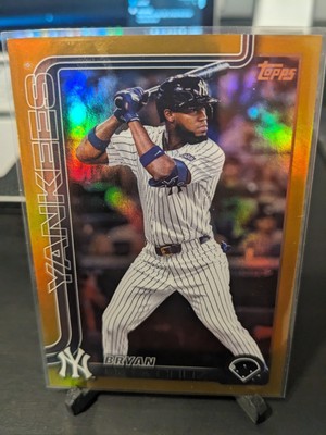 2025 Topps Update - Bryan De La Cruz US234 Gold FOIL /50 Yankees