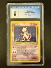 Mewtwo Pokémon (2000)  Base Set 2 10/130 Holo Rare CGC 6 Graded TCG