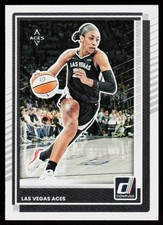 2025 Donruss WNBA A'ja Wilson #82 BASKETBALL CARD Las Vegas Aces