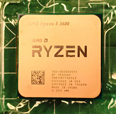 AMD Ryzen 5 3600 CPU 6-Core AM4 3,6GHz 32MB L3 Cache 3200MHz
