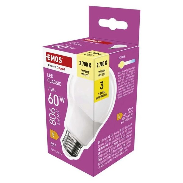 10X Led Leuchtmittel Lampe 7W GlüHbirne E27 Warmweiß Birne Licht 806Lm-image
