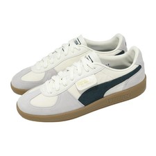 Scarpe Puma Palermo Lth bianco grigio nero uomo unisex casual lifestyle 396464-22