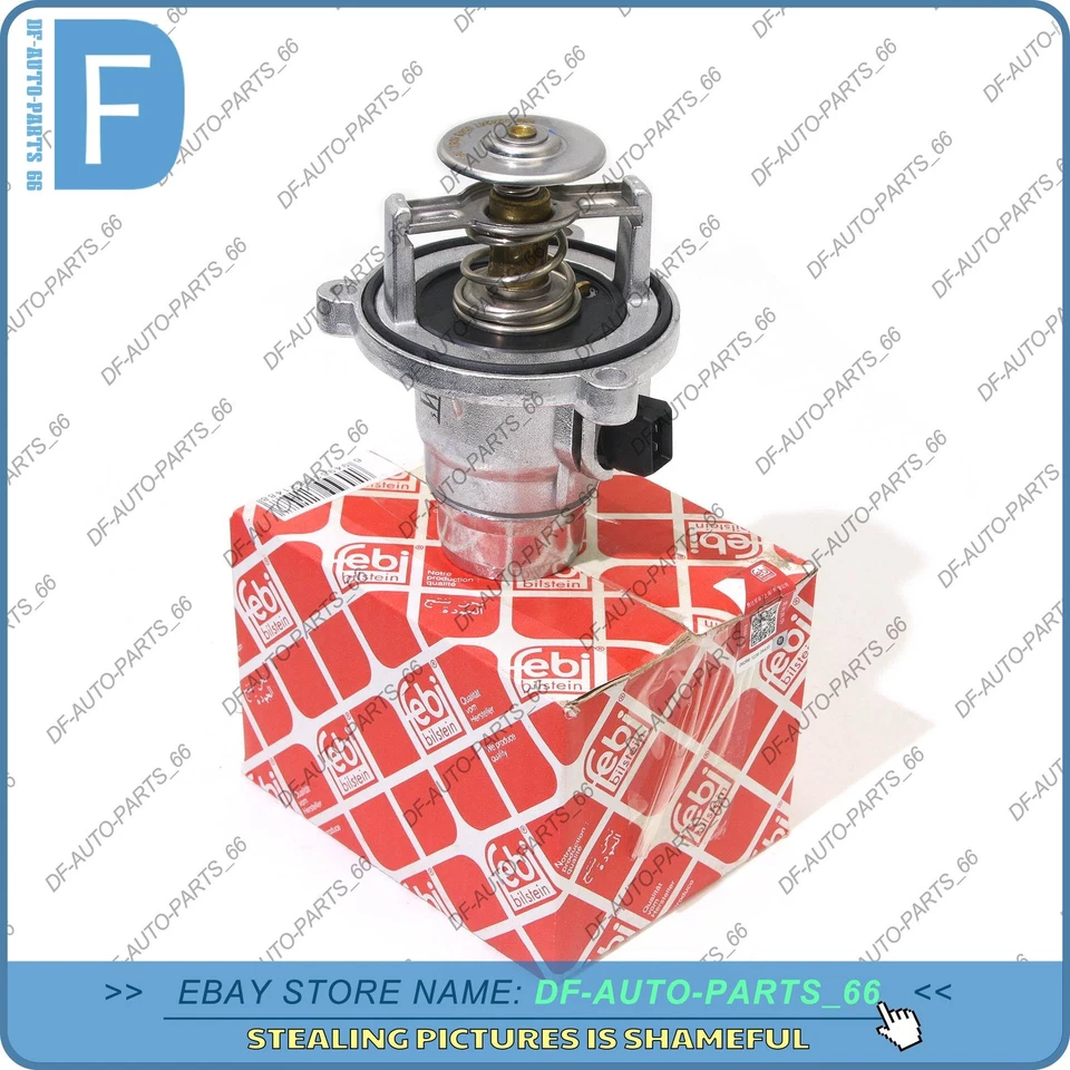OEM Aluminum Thermostat w/ Housing For BMW X5 X6 E53 E60 E63 E64 E65 E66 E70 E71 - Imagem 3 de 4