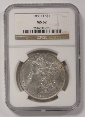 1883 O Morgan Dollar NGC MS 62