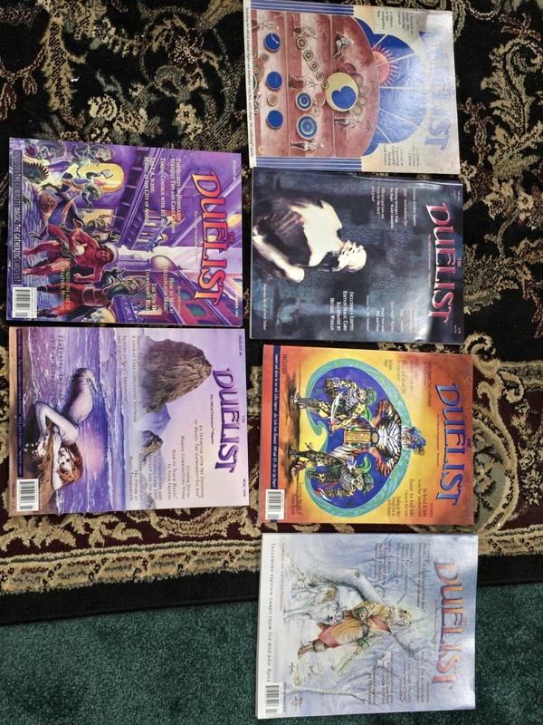 The Duelist magazine lot, Magic the Gathering 1994 6 magazines