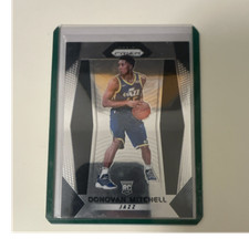 Panini 2017-18 Prizm Donovan Mitchell Utah Jazz Rookie Card #117 ?️?️?. rookie card picture