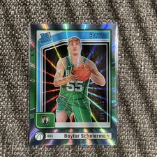Panini 2024-25 Donruss Baylor Scheierman Rookie #224 Celtics Holo Laser /49