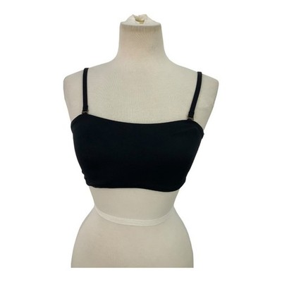 Andie The Bora Bora Bikini Top Black Size Large NWT $62 MSRP