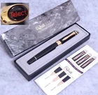 NEW Quill 700 Series Rollerball Pen Black & Gold w/ Box Genuine Telect logo