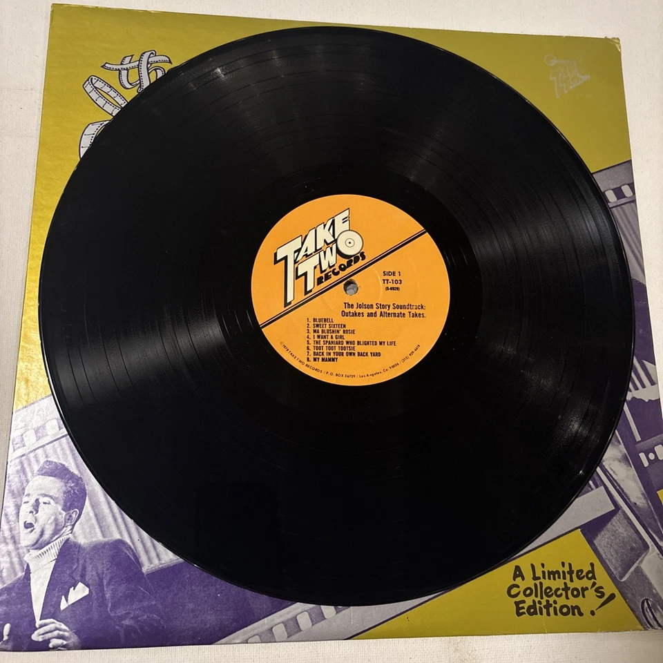 The Jolson Story Soundtrack: Outakes & Alternate Takes LPLimited Ed TT-103 - Image 3 of 4