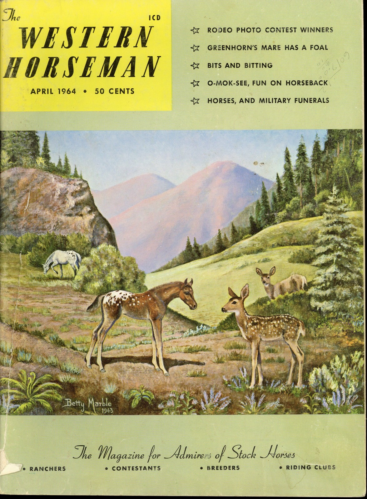 Western Horseman Vol. 29 #4 GD/VG 3.0 1964 Low Grade