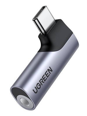 UGREEN USB C to 3.5mm Audio Adapter Type C Aux Headphone Jack DAC Stereo Gray