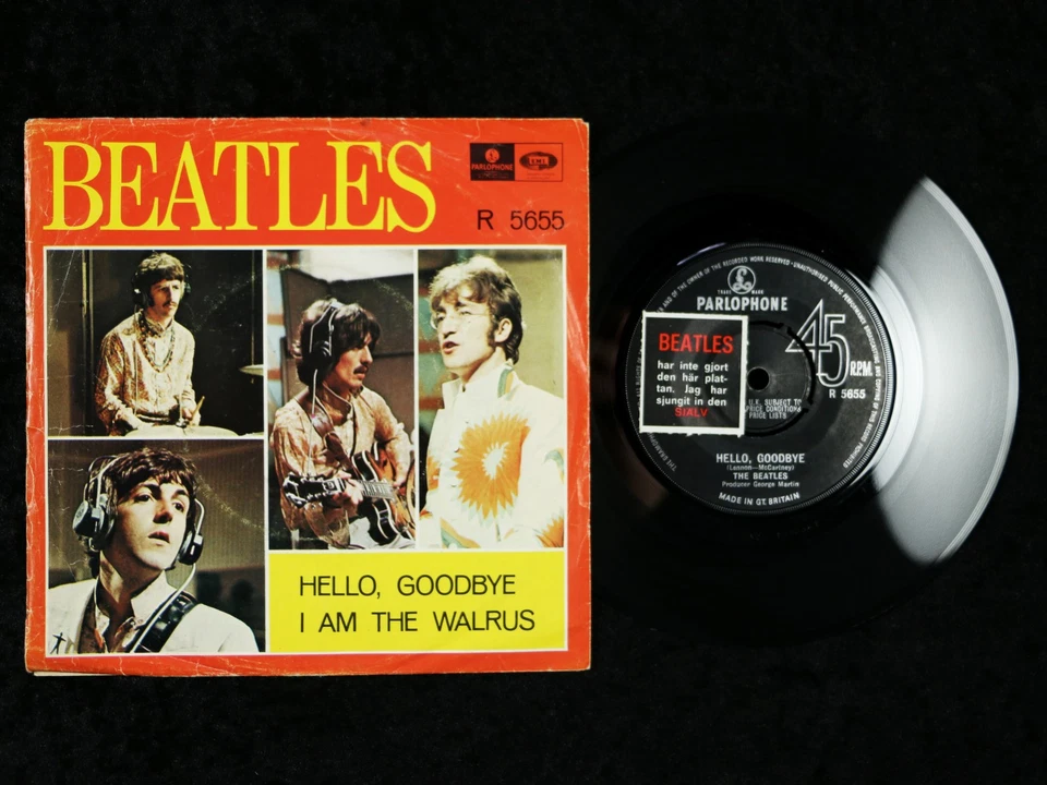 THE BEATLES - DENMARK - MONO - 7" SINGLES - SAMMLUNG (3) - Bild 4 von 4