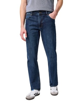 Wrangler Herren Jeans STRAIGHT -  Mid Waist - Regular Fit - Blau Schwarz W30-W44