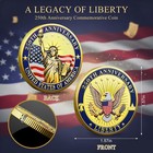 250th Anniversary Collectors Coin 1776 2026 Bald Eagle Challenge Coin Veteran