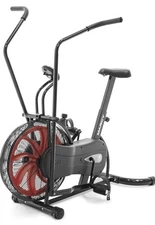 Air Resistance Exercise Bike, Compact Design, Full Body Workout & LCD Screen