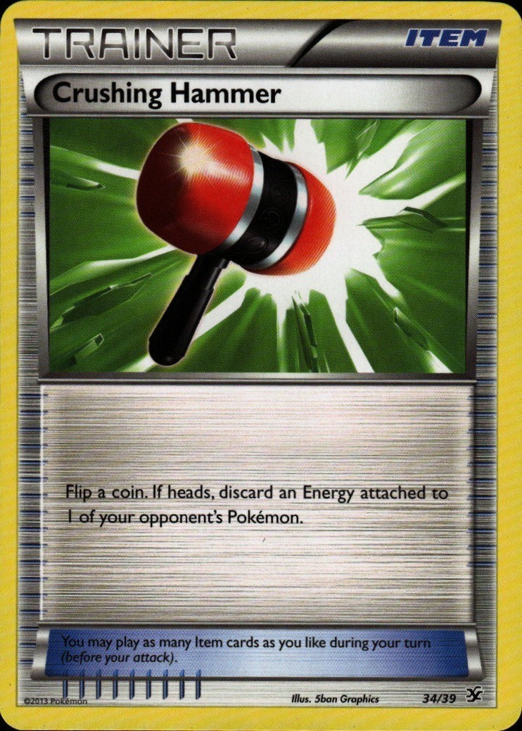 Pokemon TCG Card Crushing Hammer Uncommon Item Normal Generations GEN 60/83  5ba