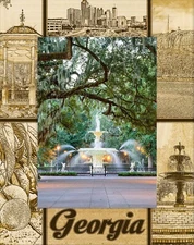 Georgia Laser Engraved Wood Picture Frame Portrait (4 x 6)