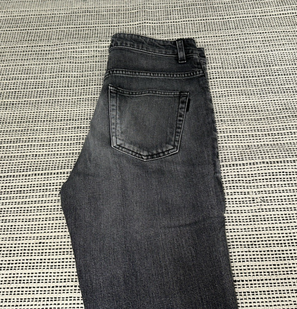 JEANS SAINT LAURENT PARIS D05 W SK MW GRIGIO ELASTICIZZATO DEMIN SKINNY GAMBA TG 25x32