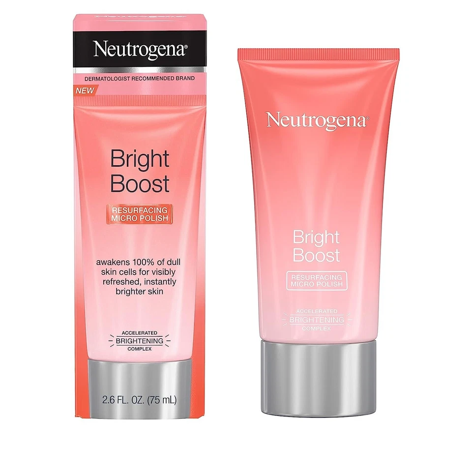 Micro Esmalte Rejuvenecimiento Neutrogena Bright Boost - Paquete de 2 - Con CEPILLO FACIAL Foto 2 de 4