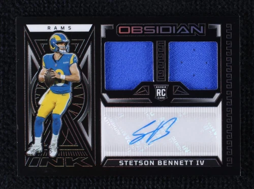 2023 Panini Obsidian Stetson Bennett #RJI-SBE