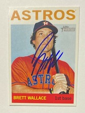 Brett Wallace Signed Topps #57 2013 Card Houston Astros Auto MLB RAD