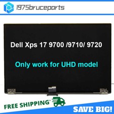 17.0" Dell XPS 17 9710 9700 UHD 3840x2400 LCD Touch Screen Assembly Complete