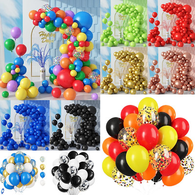 10-100 Stück Luftballons Latex Helium Bogen Set BALLONS GROSSHANDEL Party Geburtstag Deko