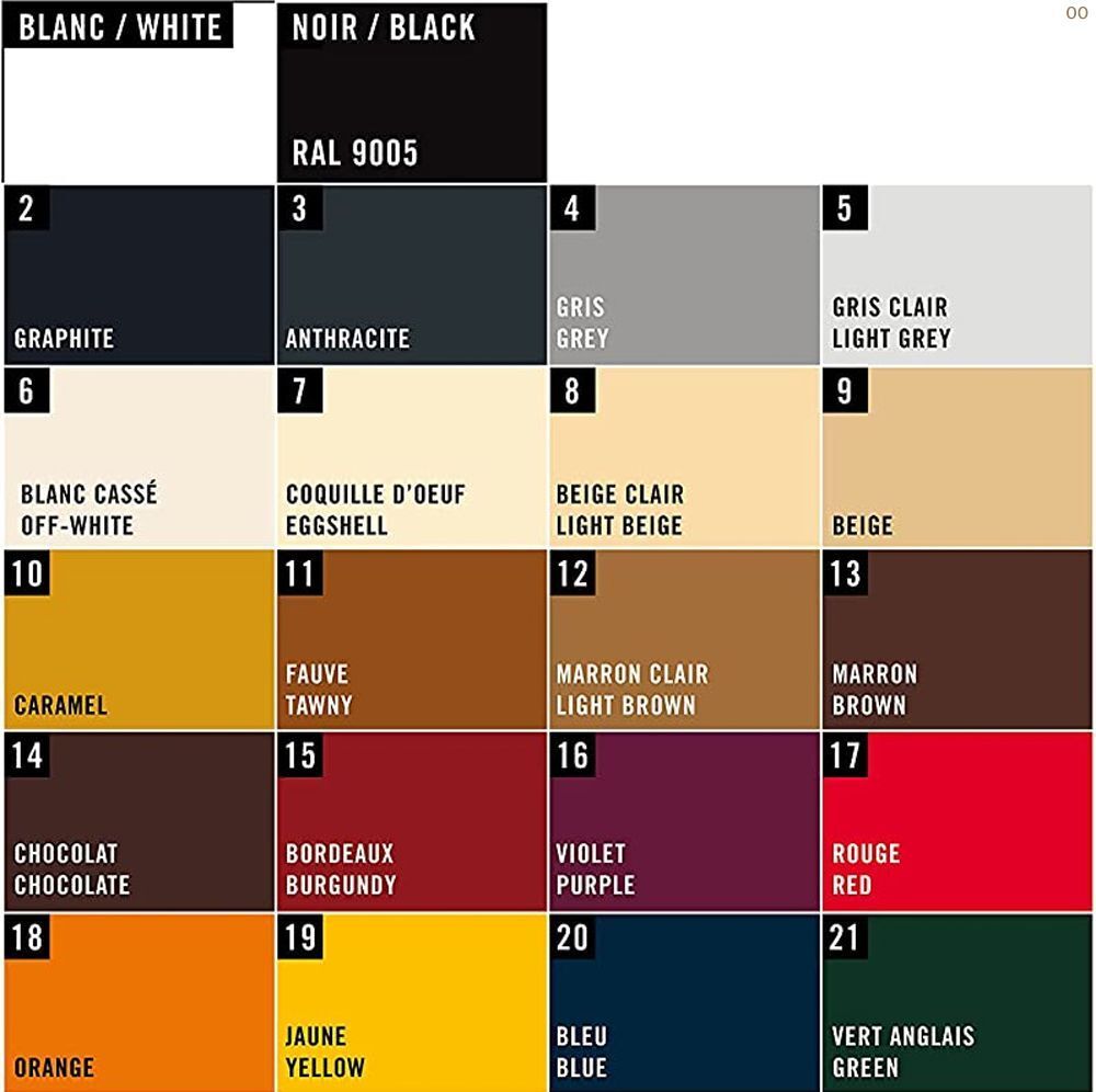Peinture plastique anti-rayure bombe aérosol anthracite mat n°3