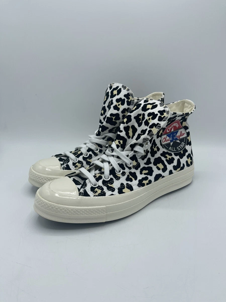 CONVERSE Chuck Taylor All Star Leopard Cheetah Print High Tops Mens 8 / Women 10