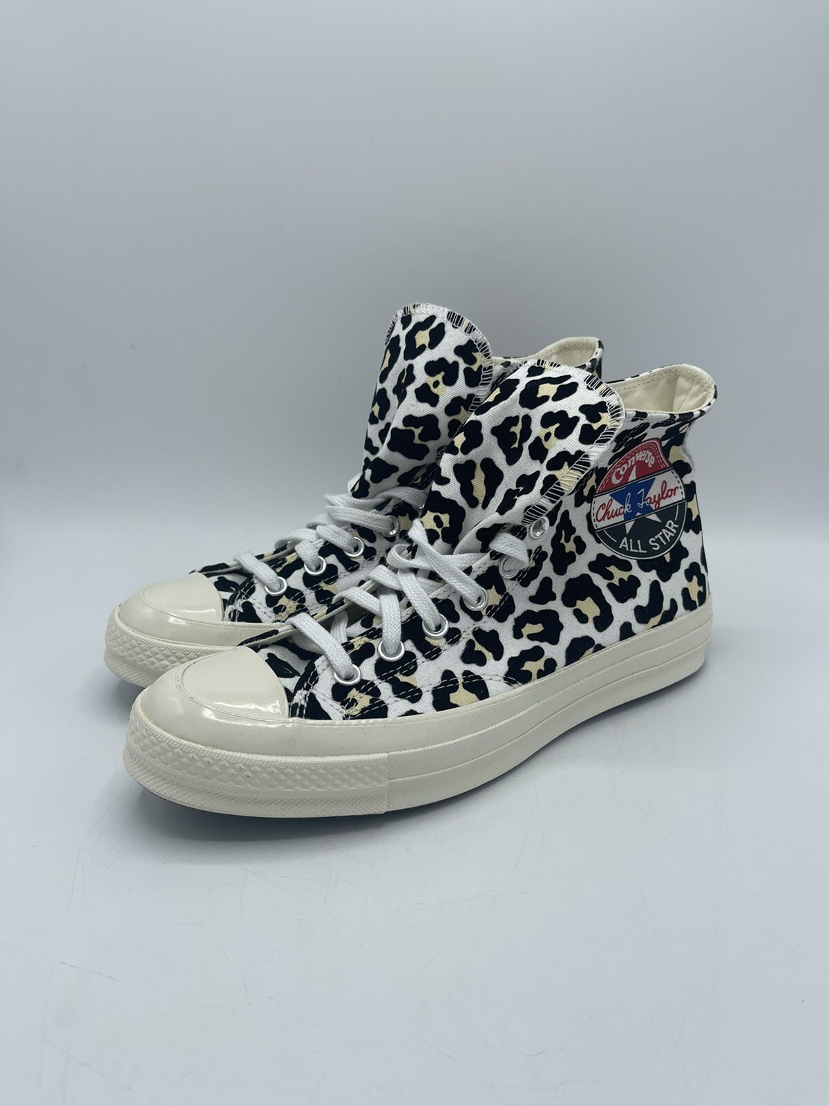 Coca doble ratón o rata CONVERSE Chuck Taylor All Star Leopard Cheetah Print High Tops Mens 8 /  Women 10 | eBay