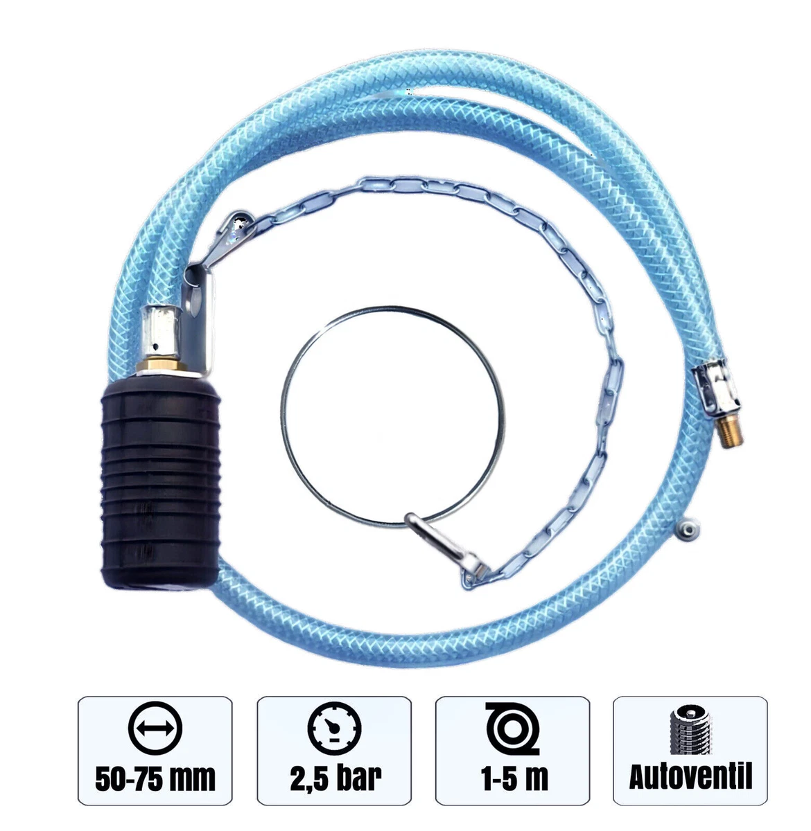 Produktbild von Absperrblase, Plugy Typ Z 4-6 Mit 1 Meter Druckluftschlauch