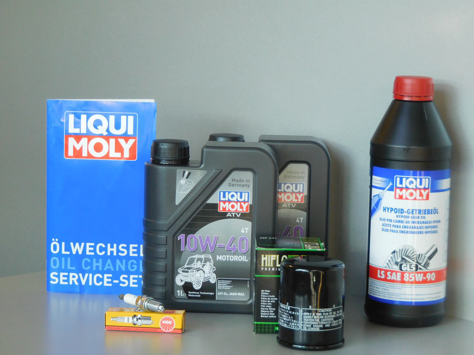 Maintenance Set Arctic Cat 650 Prowler Inspection Oil Filter Spark Plug Service