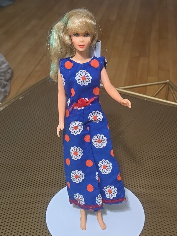 Vintage 1967 Mattel Talking Barbie Doll Blonde On Japan TNT Francine Body