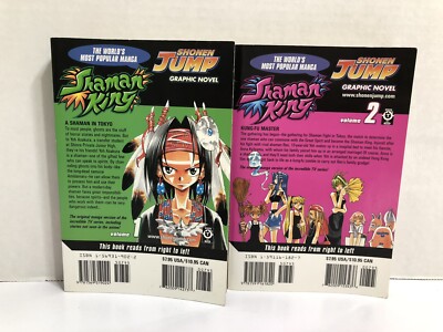 Shaman King Manga vol 1-4 English | eBay