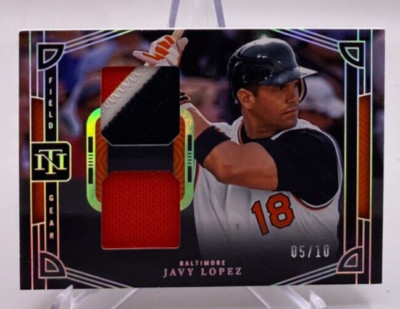 2023 PANINI NATIONAL TREAURES JAVY LOPEZ JUMBO PATCH 05/10 BALTIMORE ORIOLES